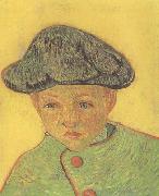 Vincent Van Gogh Portrait of Camille Roulin (nn04) painting